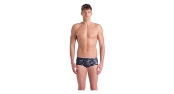 Traje de bano de cintura baja arena escape para hombre negro