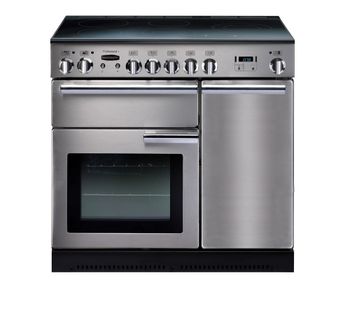 Rangemaster Professional 90 Induction Range Cooker - Stainless Steel & Chrome, Stainless Steel