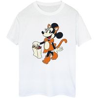 disney camiseta cat trick or treat para mujer