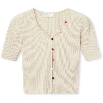 Compania Fantastica Blusa COMPAÑIA FANTÁSTICA Top 10217 - Beige para mujer