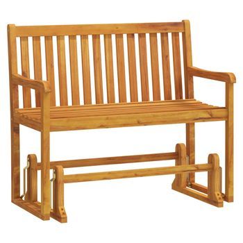 Banco Balancín De Jardín | Banco De Exterior | Silla De Jardín 110 Cm Madera Maciza Acacia