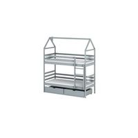 litera alex 90x190 gris