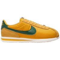 nike deportivas moda baskets cortez textile jaune ochre para mujer