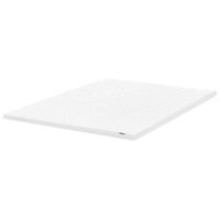 cubrecolchon de espuma de gel 180 x 200 cm blanco frosty
