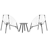 juego de sillas de jardin 3 uds ratan sintetico blanco y negro cfw741290