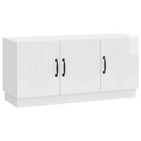 mueble de tv brillante 99 x 345 x 47 cm madera de ingenieria vidaxl
