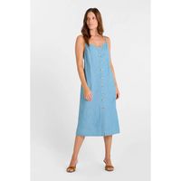 le temps des cerises vestido largo vestido largo recto lissa para mujer