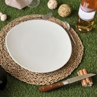 estuche de 4 cuchillos carne acero inoxidable negro