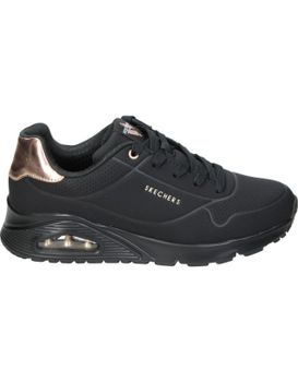 Zapatillas Para Mujer Skechers Uno Gen1 Shimmer Away 310545l-bbk Negro 37