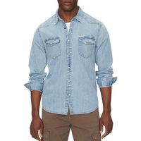 guess camisa manga larga m5rh55d5m82 para hombre