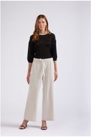 pantalon con cinturon elastico plaster