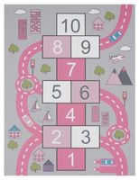 alfombra infantil bini rosa 120x160 cm