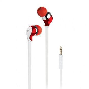Iluv Party On Auriculares Intrauditivos Blanco/Rojo