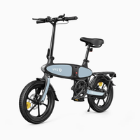 bicicleta electrica plegable dyu c2 con bateria de 48v 75ah