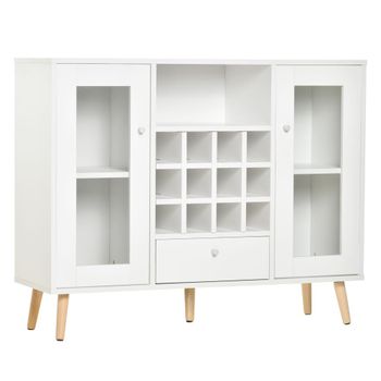 Aparador 100x33x80 cm blanco