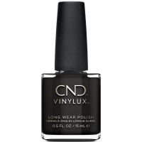 cnd vinylux black pool nail varnish 15ml