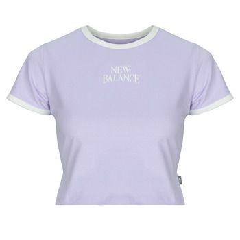 New Balance Camiseta LINEAR HERITAGE RINGER TSHIRT para mujer