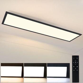 Luz De Techo De Panel Led Regulable Plana Con Temporizador Control Remoto 42w 60s Zmh