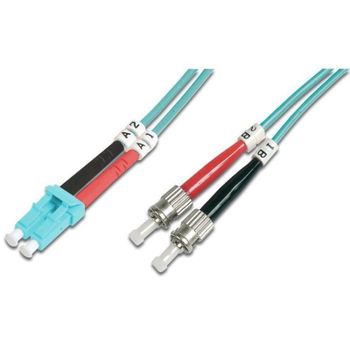 Digitus DK-2531-01-4 Cable de Fibra Optica Duplex LC ST/BFOC 1m Azul