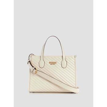Guess Bolsa Bolso Tote Silvana 2 Comp Tote Hueso para mujer