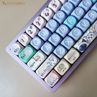 moa pbt keycaps frances aleman espanol abnt2 coreano ingles keycap dye sub dibujos animados para teclado mecanico con diseno iso fr es de kr
