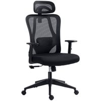 silla de oficina 67x64x127 cm negro