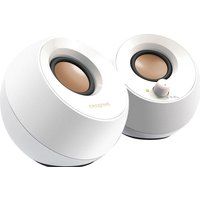 pebble 20 pc speakers - white white