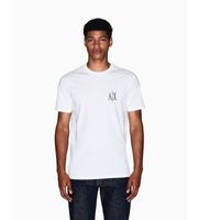 ax armani exchange para hombre xm000365af12308u0009 camiseta de corte regular blanco xl casual algodon manga corta