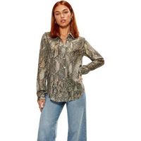 guess blusa new ls clouis shirt w6yh68 w3212 para mujer