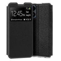 cool funda flip cover liso negra para huawei honor x8a