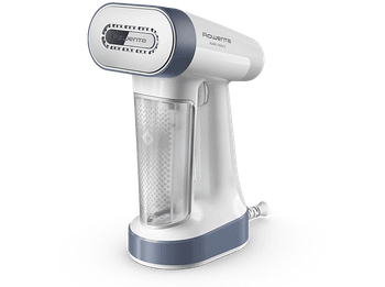 Cepillo de vapor y plancha - Rowenta Pure Force DR8722, 1800 W, 90 g/min, 4 niveles vapor, Vertical horizontal, Modo Boost, Blanco
