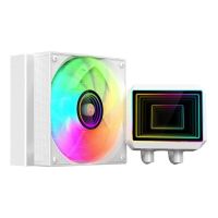 mars gaming ml-two120 refrigeracion liquida aio 300w tdp 1x ventilador argb bomba 4 gen blanco