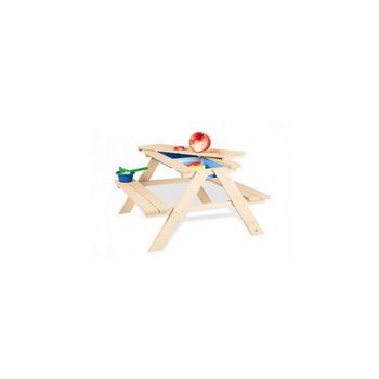 Pinolino Matsch-nicki Für 4 Juego De Mesa Y Silla Natural Abeto Completamente Macizo Sin Tratar