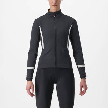 Castelli Dinamica 2 Jacket - M - Light Black/White Reflex