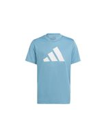 camiseta de fitness adidas training essentials azul infantil