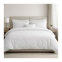 funda nordica 100 algodon percal 200 hilos hotel  2 uds cama 200 300x270  blanco