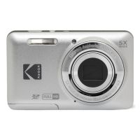 camara compacta kodak pixpro fz55 16mp zoom 5x full hd plata