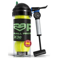 tuboplus 29psi x3e  bomba de aire de 22cm  presurizador de pelotas de tenis y padel - facil de usar
