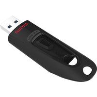 sandisk ultra usb 30 memory stick - 256 gb black black