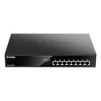 D-Link DGS-1008MP switch No administrado Gigabit Ethernet (10/100/1000) EnergÃa sobre Ethernet (PoE) 1U Negro