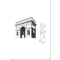 cuadro de aluminio el principito paris 70x100cm