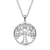colgante cadena arbol de la vida plata 925