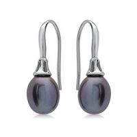 pendientes perlas brillantes plata 925
