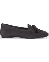 de menina step womens cardiff suede sandals coal
