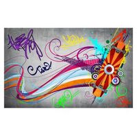 papel pintado 3d - monopatin 300x210 cm