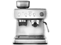 cafetera express - breville vcf126x con molinillo 15 bares hasta 2 tazas deposito 28l vaporizador plata