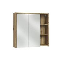 armario con espejo para bano viola 80 x 75 cm vicco