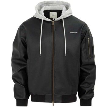 Firetrap Cazadora de cuero GT44486 para hombre