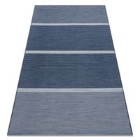 alfombra de cuerda sisal color 47011309 rayas azul 140x200 cm