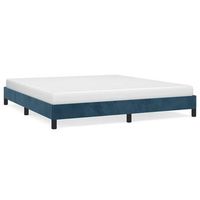 cama matrimonial  cama para adultos  estructura de cama de terciopelo azul 160x200 cm